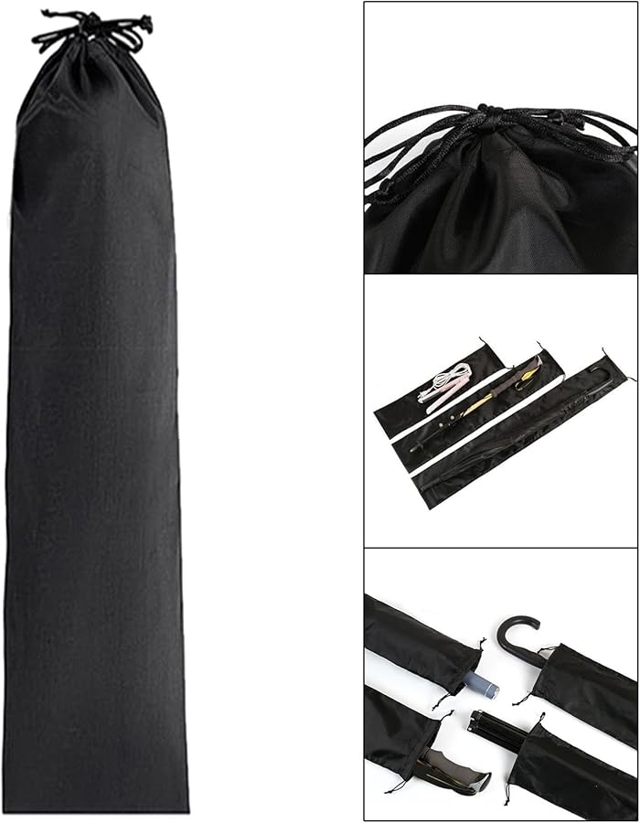 منظم حقيبة بسحاب من النايلون مقاس 15 سم × 100 سم لحمل أساسيات التخييم في حقيبة الظهر - حامل ثلاثي القوائم - Image 3